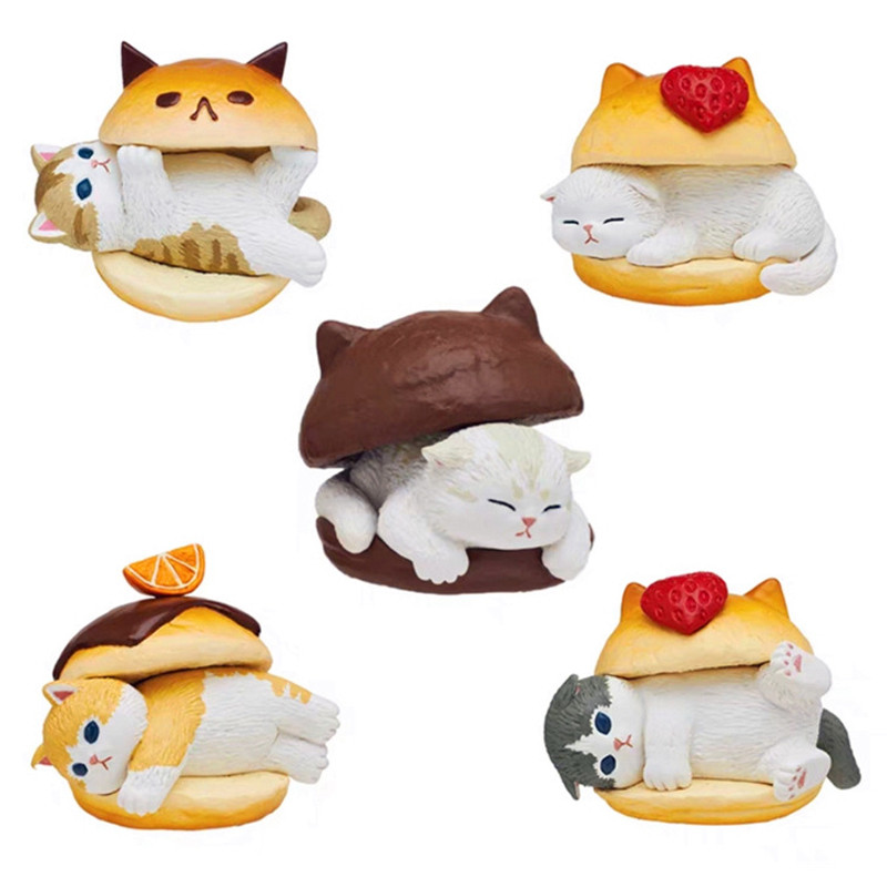Mofusand Burger Figure Set 5 Pcs