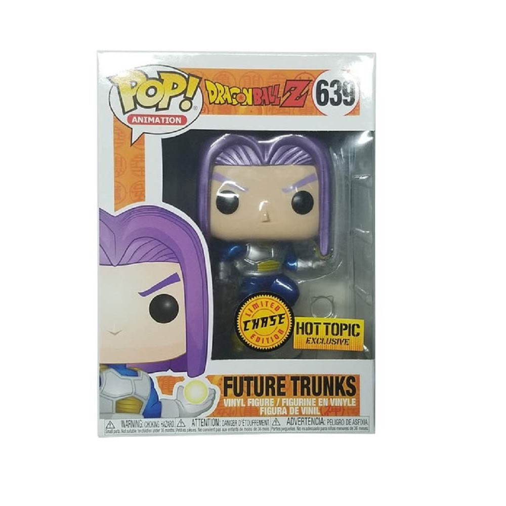 Funko Pop Dargan Ball Z Future Trunks Chase Hot Topic #639 Vinyl Figure