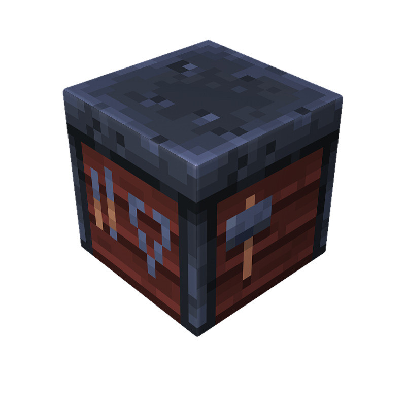 Minecraft Magnetic Smithing Table Blocks Kit Toy 3 Pcs Set