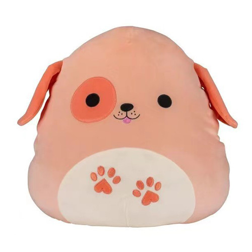 Squishmallows Drella Peach Dog Plush Toy