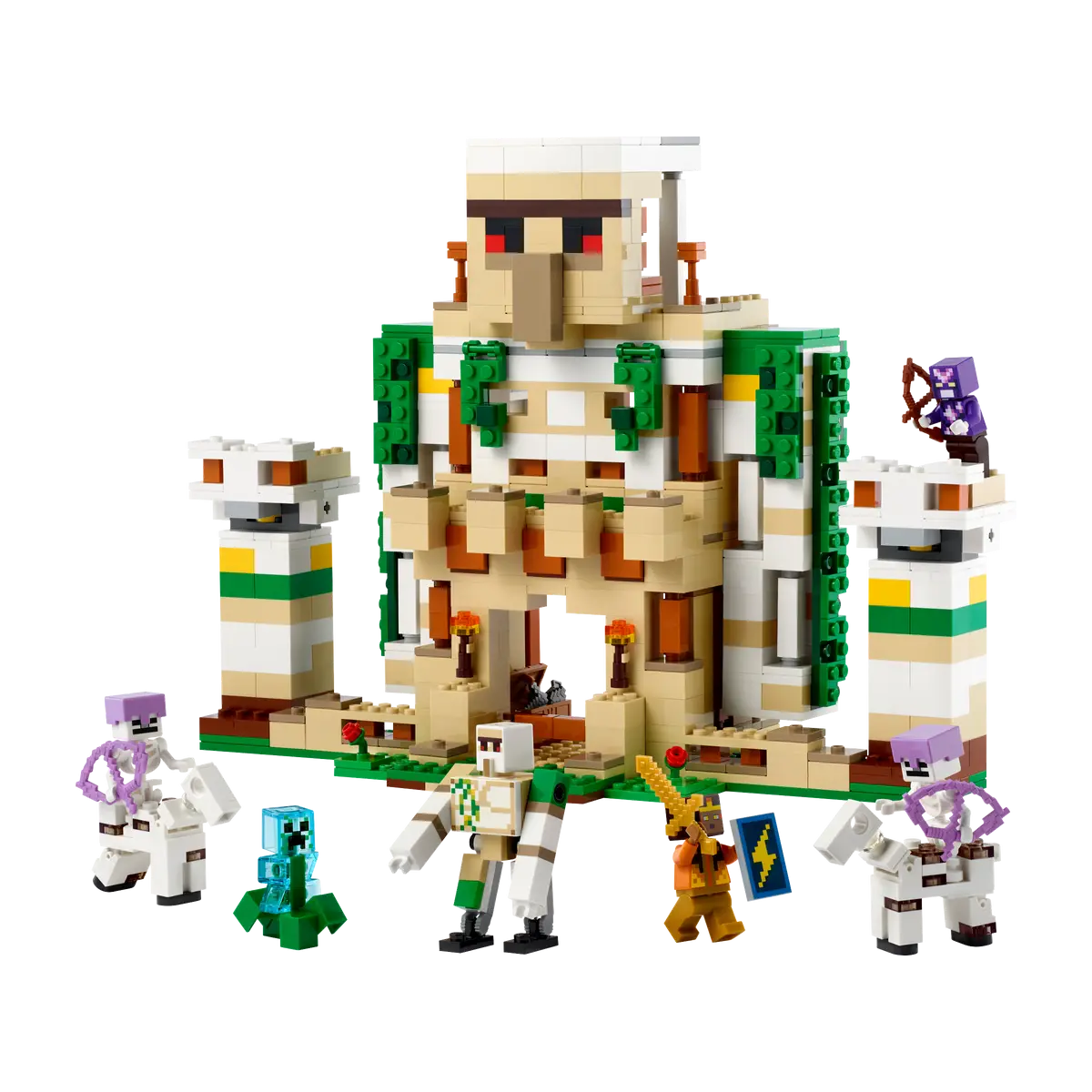 Minecraft The Iron Golem Fortress 21250 Brick Building Kit