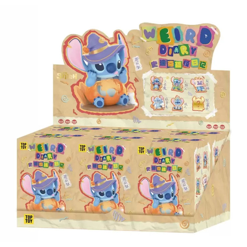 Top Toy Blind Box - Disney Stich Weird Diary Series Whole Set of 6