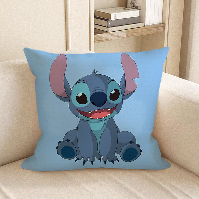 Disney Stitch Front Portrait Soft Stuffed Plush Pillow Multiple Sizes