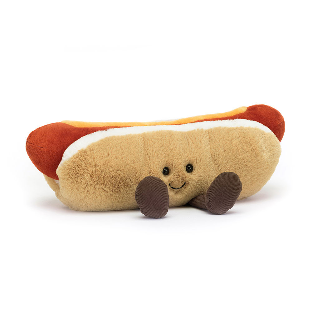 Jellycat Amuseables Hot Dog Soft Stuffed Plush 26cm 10.23inches