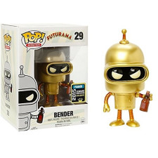 Funko Pop Futurama Bender Vinyl Figure #29 Gold