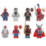 Spider Verse Characters Brick Minifigure Custom Set 8 Pcs