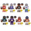 NFL Team Players Brick Minifigure Custom Set 8 Pcs