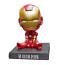 Iron Man Shaking Head Figure Car Decoration Accessories