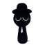 Sprunki Black Plush Toy - 20cm 0.66inches