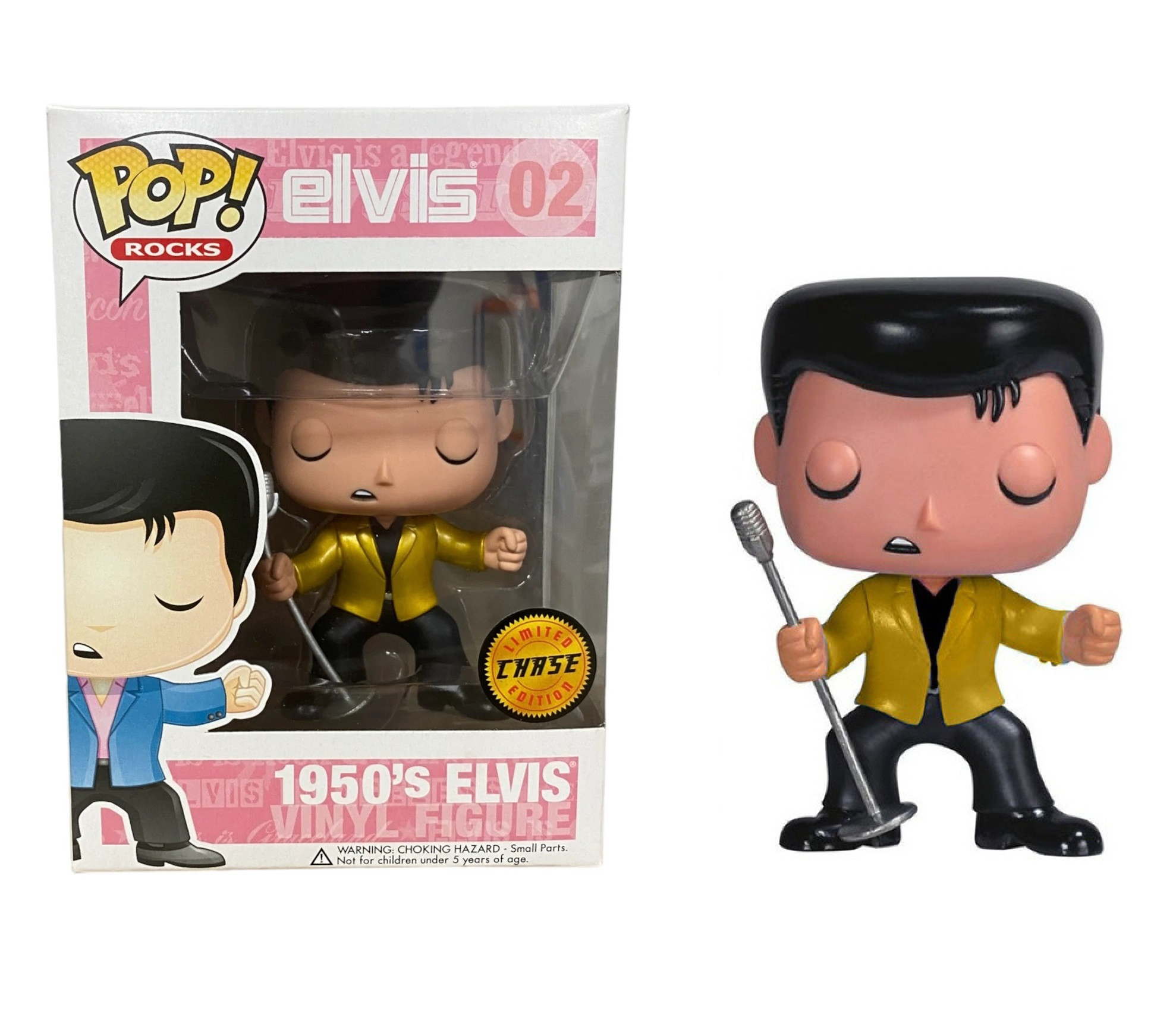 Funko Pop Elvis 1950's Gold Chase Vinyl Figure #2