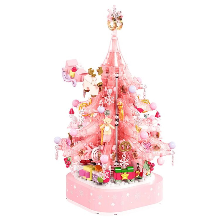 Crystal Christmas Tree Custom Brick Building Kit