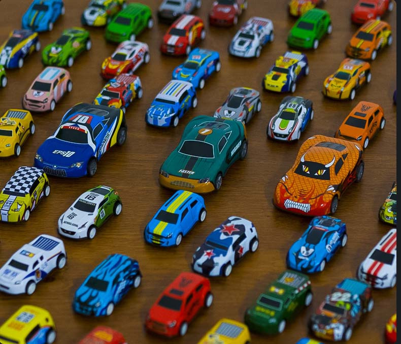 Formula 1 Pullback Toy Car 43 Pcs Set