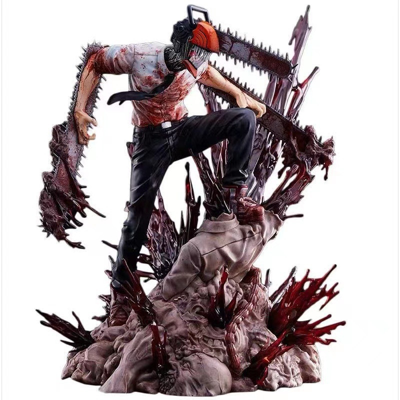 Devil Form Denji From Chainsaw Man Figure Statue