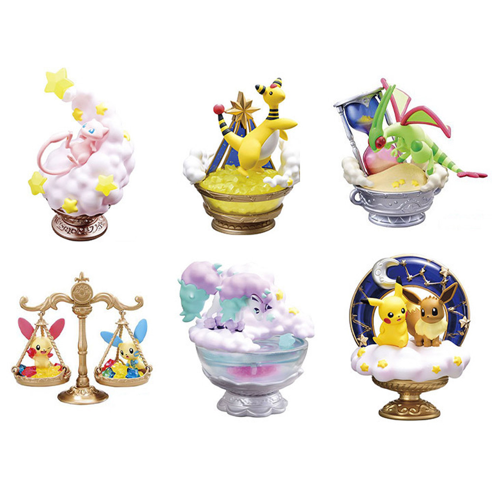 Re-ment Pokemon Starrium On A Starry Night Collection Vol 2 Figure Statue Complete Set