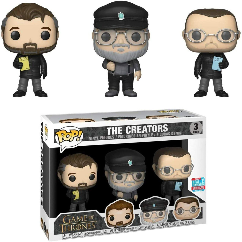 Funko Pop Game Of Thrones The Creators NYCC Exclusive #3 Vinyl Figure