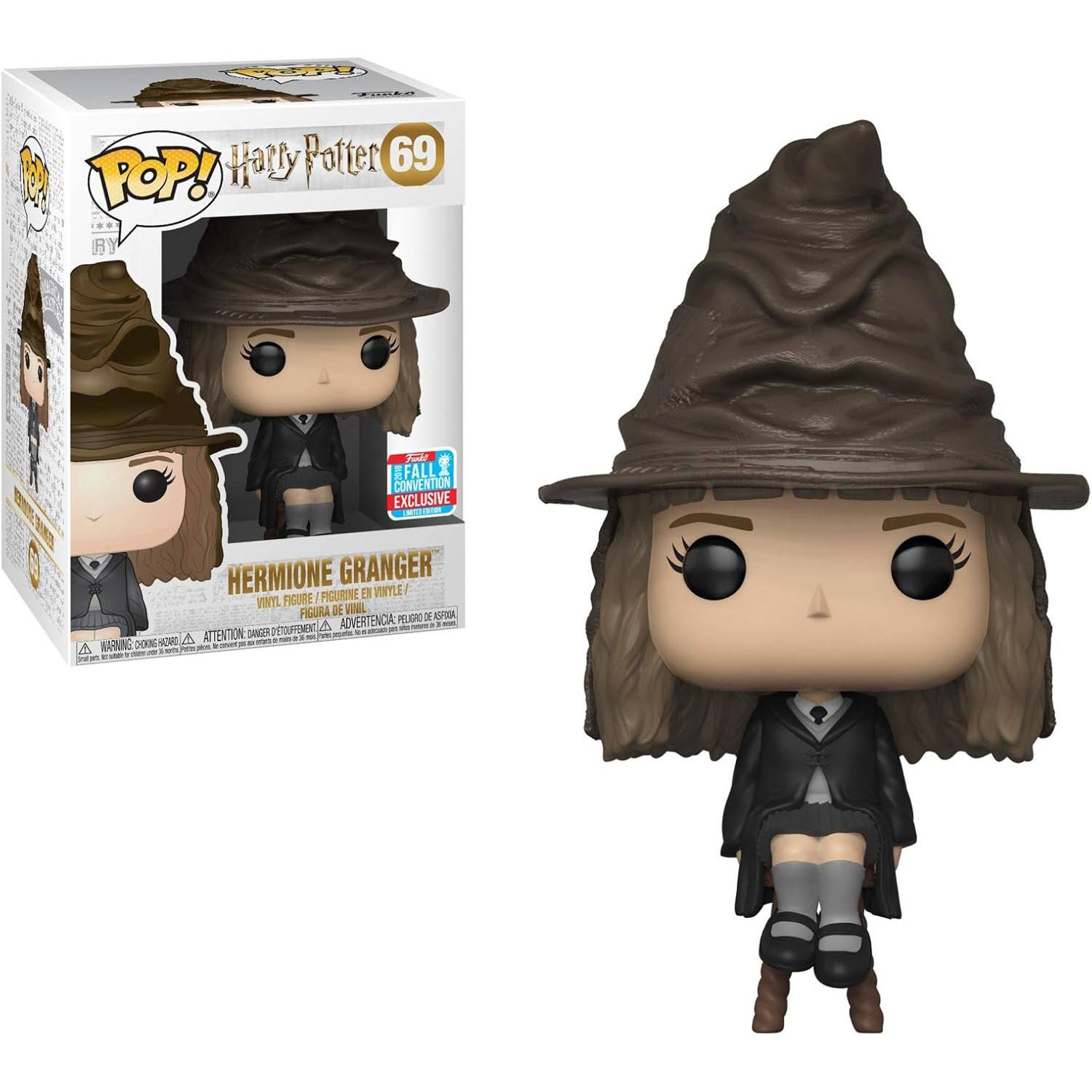Funko Pop Harry Potter Hermione Granger Sorting Hat #69 Vinyl Figure