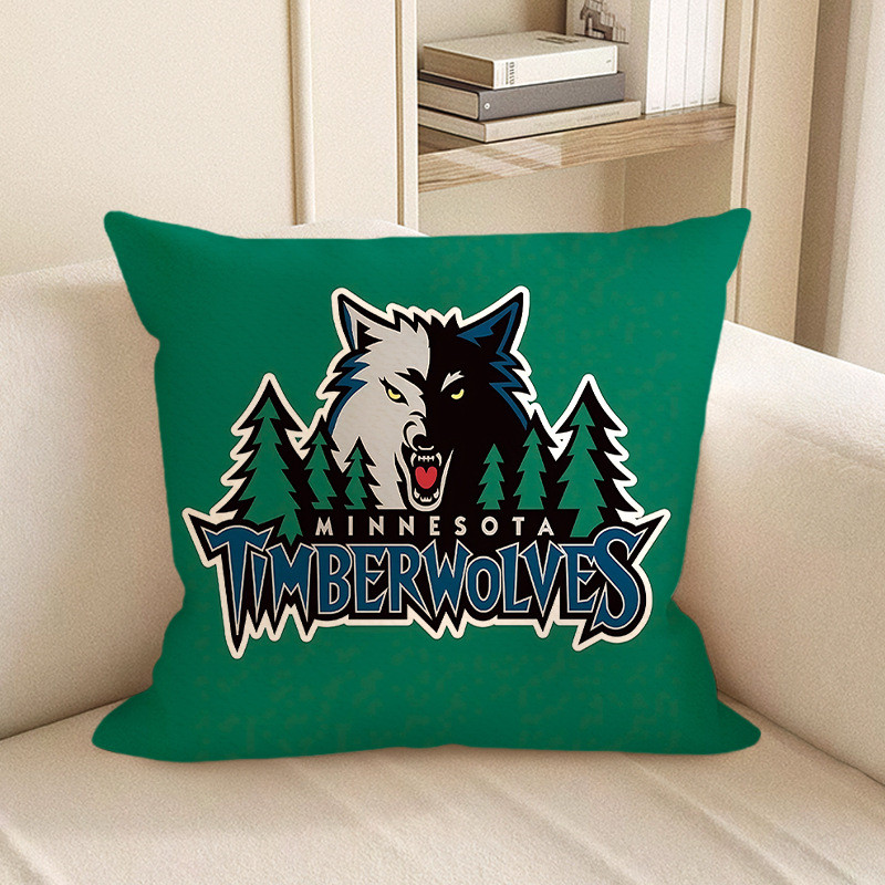 Minnesota Timberwolves NBA Team Logo Soft Stuffed Plush Pillow Multiple Sizes