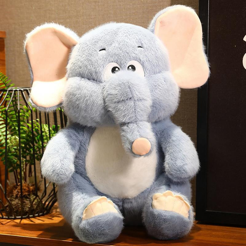 Cute Elephant Soft Stuffed Plush Multiple Sizes