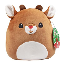 Squishmallows Rudolph The Red Nosed Reindeer Christmas Plush Toy 20cm 7.87inches