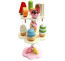Wooden Ice Cream Stand 11pc Toy Set