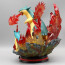 Pokemon Cyndaquil Quilava Typhlosion Evolution GK Figure Statue With Light Effect