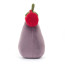 Jellycat Toastie Vivacious Red Aubergine Soft Stuffed Plush 17cm 6.69inches