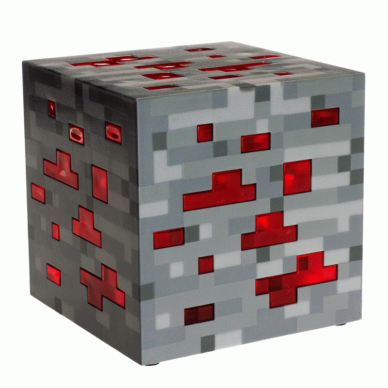 Minecraft Light-Up Redstone Ore