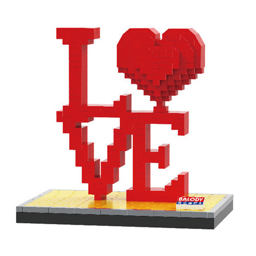 Love Custom Brick Building Kit