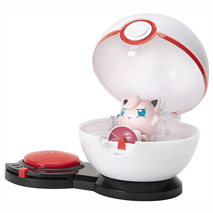 Pokemon Surprise Attack Game Jigglypuff & Premier Ball Figure Set
