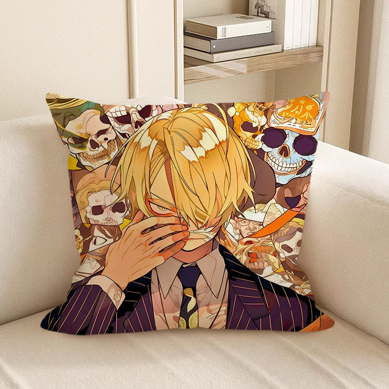 One Piece Sanji Anime Soft Stuffed Plush Pillow Multiple Sizes