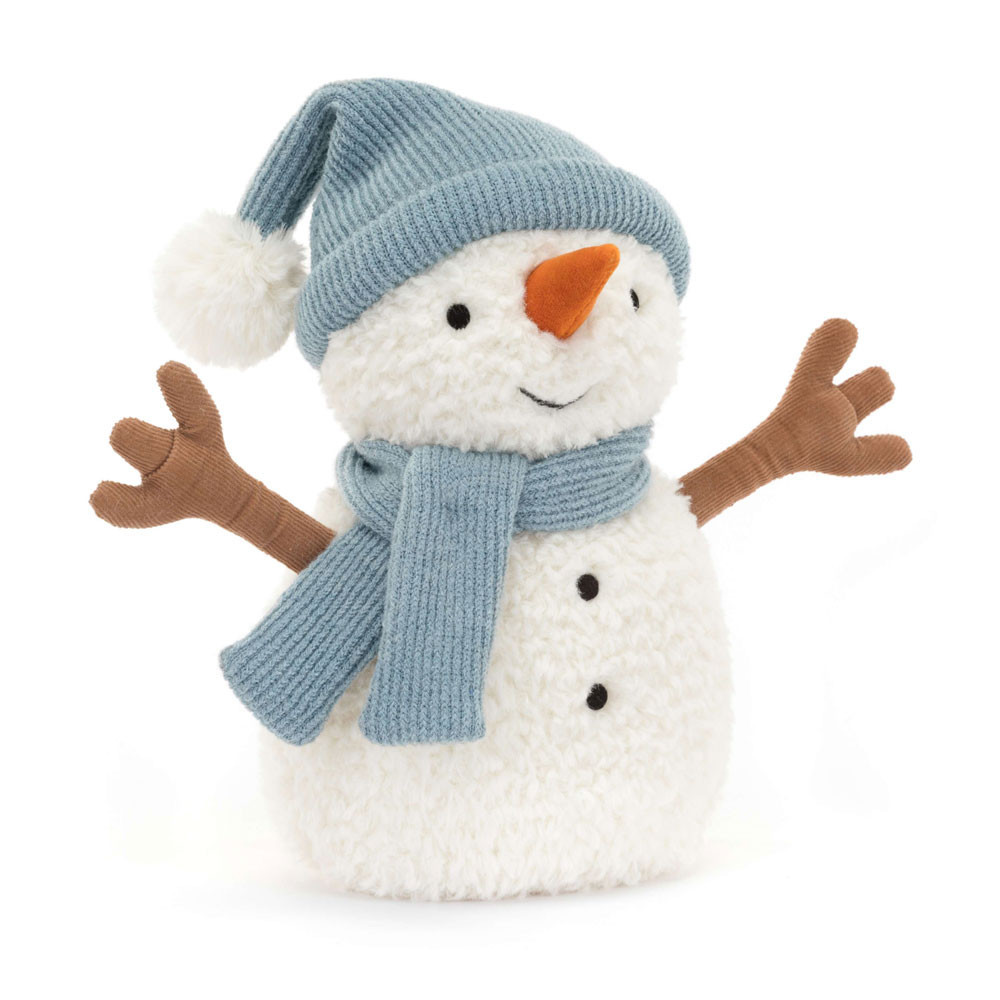 Jellycat Amuseables Sammie Snowman Soft Stuffed Plush 30cm 11.81inches