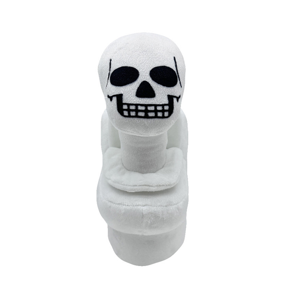 Skibidi Skull Toilet Plush Toy 27cm 10.6inches