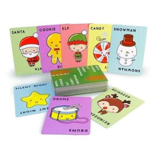 Santa Cookie Elf Candy Snowman Card Game