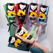 Graduation Bear Plush Bouquet 35cm 13.78inches