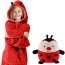 Huggle Pets Ladybug Animal Hoodie