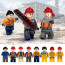 City Engineering Worker Brick Minifigure Custom Set 8 Pcs