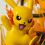 Pichu Pikachu Raichu From Pokemon Deluxe Figure Statue