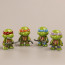 Teenage Mutant Ninja Turtles Mini Figure Set 4 Pcs