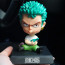 One Piece Roronoa Zoro Shaking Head Figure Car Decoration Accessories