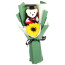 Graduation Bear Plush Sunflower Bouquet 35cm 13.78inches Green