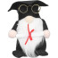 Graduation Gnome With Scroll Soft Stuffed Plush 16cm 6.29inches