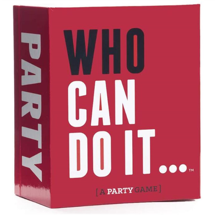 Who Can Do It Party Game