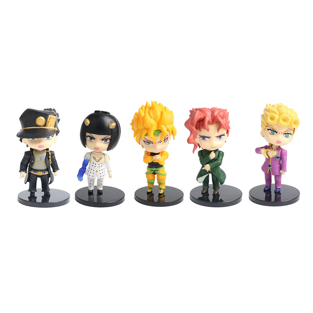 JoJo's Bizarre Adventure Golden Wind Figure Statue 5 Pcs Set