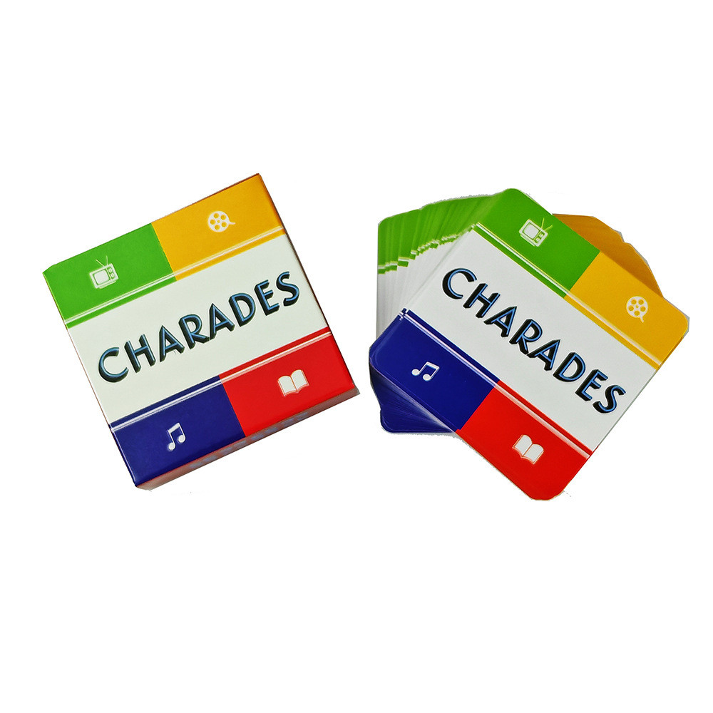 Charades: Family Party Wordplay Guessing Communicating Team Work Card Game