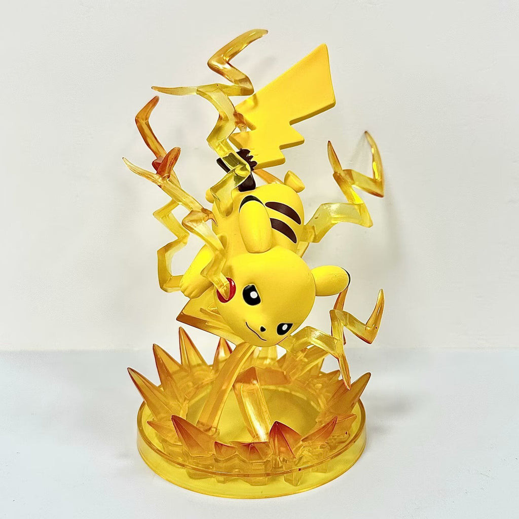 Pokemon Pikachu Showing Skill Figure Statue 17cm 6.7inches