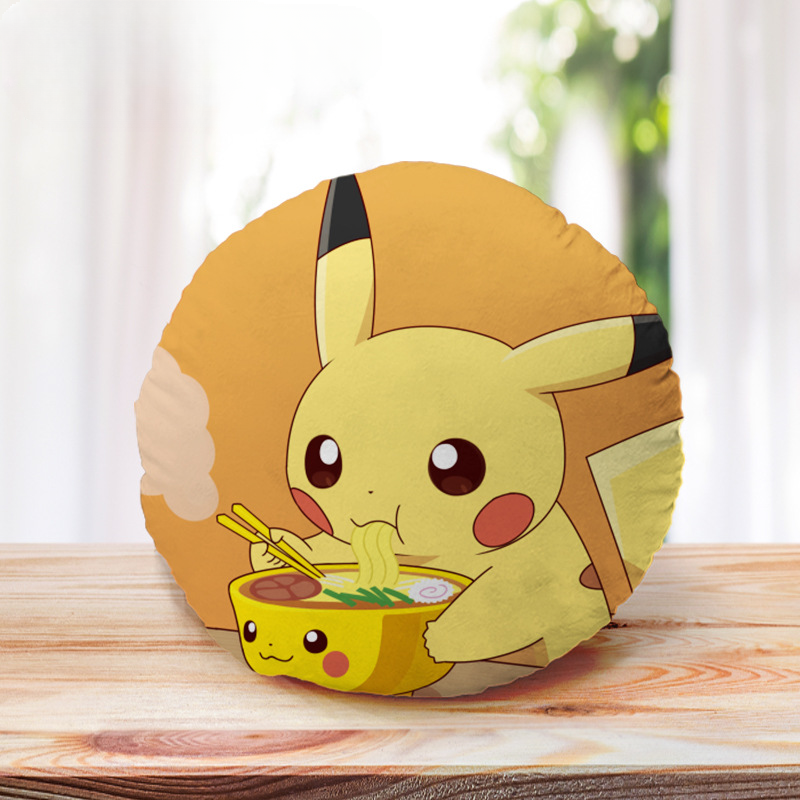 Pokemon Pikachu Eating Ramen Soft Stuffed Plush Pillow 40cm 15.74inches