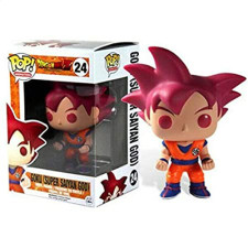 Funko Pop Dragon Ball Z Battle Of Gods Goku Super Saiyan God  #24 Vinyl Figure