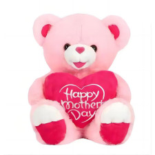 Mother's Day Bear Soft Stuffed Plush Pink