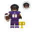 NFL Team Players Brick Minifigure Custom Set 8 Pcs