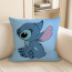 Disney Stitch Side Portrait Soft Stuffed Plush Pillow Multiple Sizes
